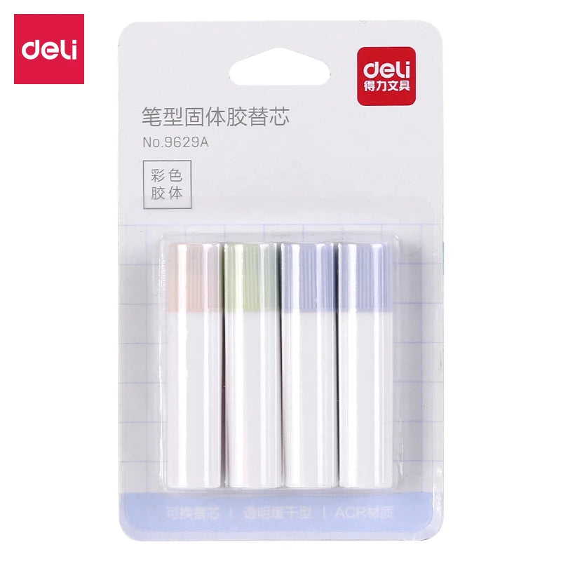 Stylo Colle Deli Haute Viscosité – Format Stylo, Recharge Disponible, Bureau & École