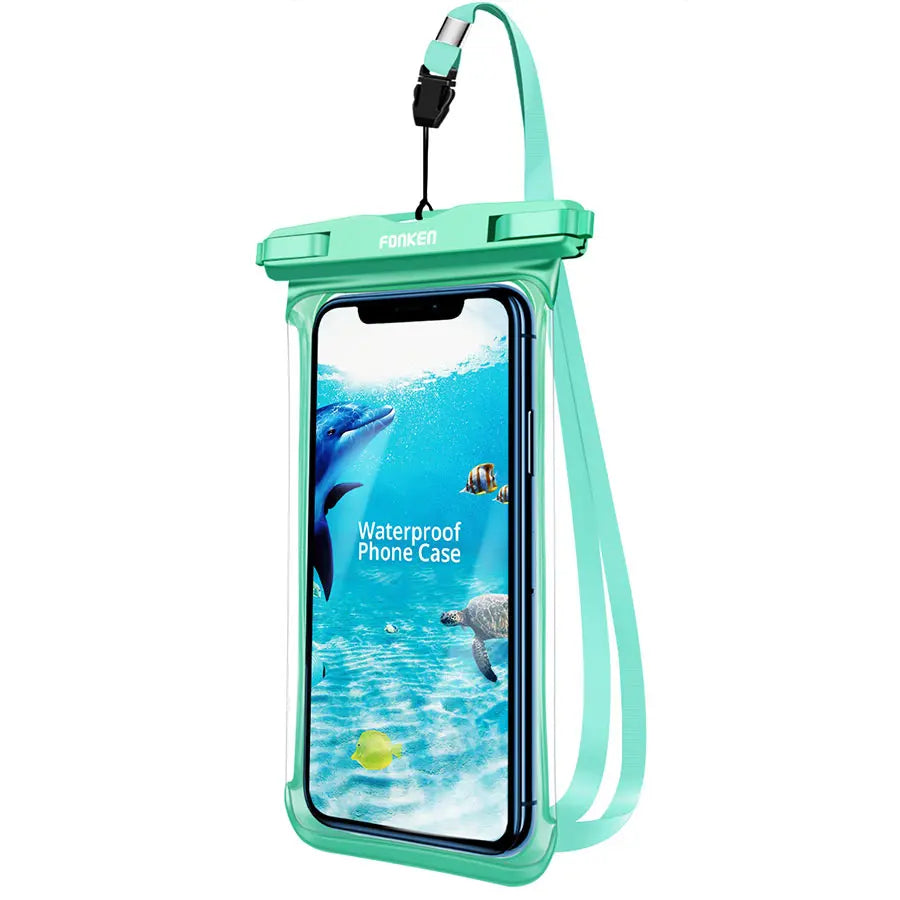 Pochette Étanche Universelle FONKEN – Sac Sec Transparent Natation Plage Camping