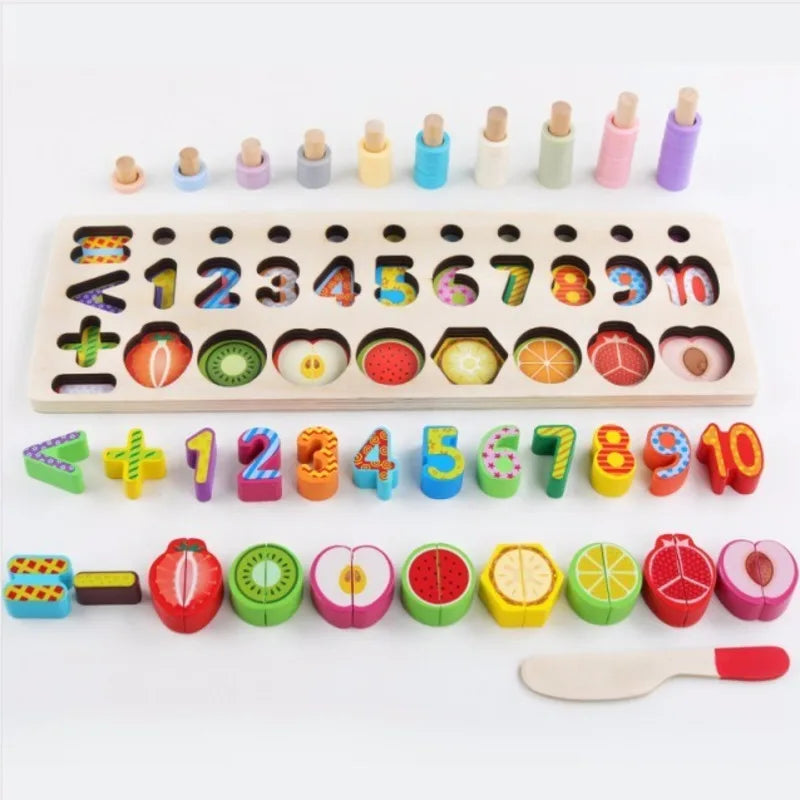 Jouets Montessori en Bois Enfant – Tri Formes & Couleurs, Apprentissage Précoce Éveil +3 Ans, 4 Modèles, Cadeau