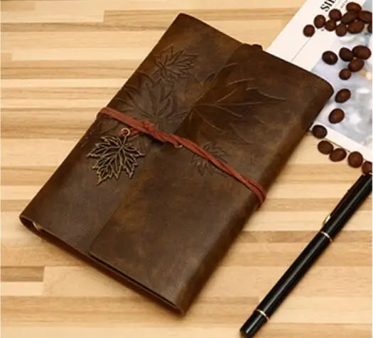 Carnet Voyageur en Cuir Vintage – A5, A6 ou A7 – Pages Blanches, Lignées ou Grille – Journal & Sketchbook