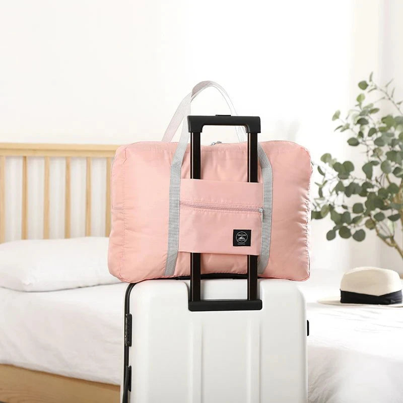 Sac de Voyage Pliable 25L – Nylon Léger, Cabine, Week-end & Sport Femme