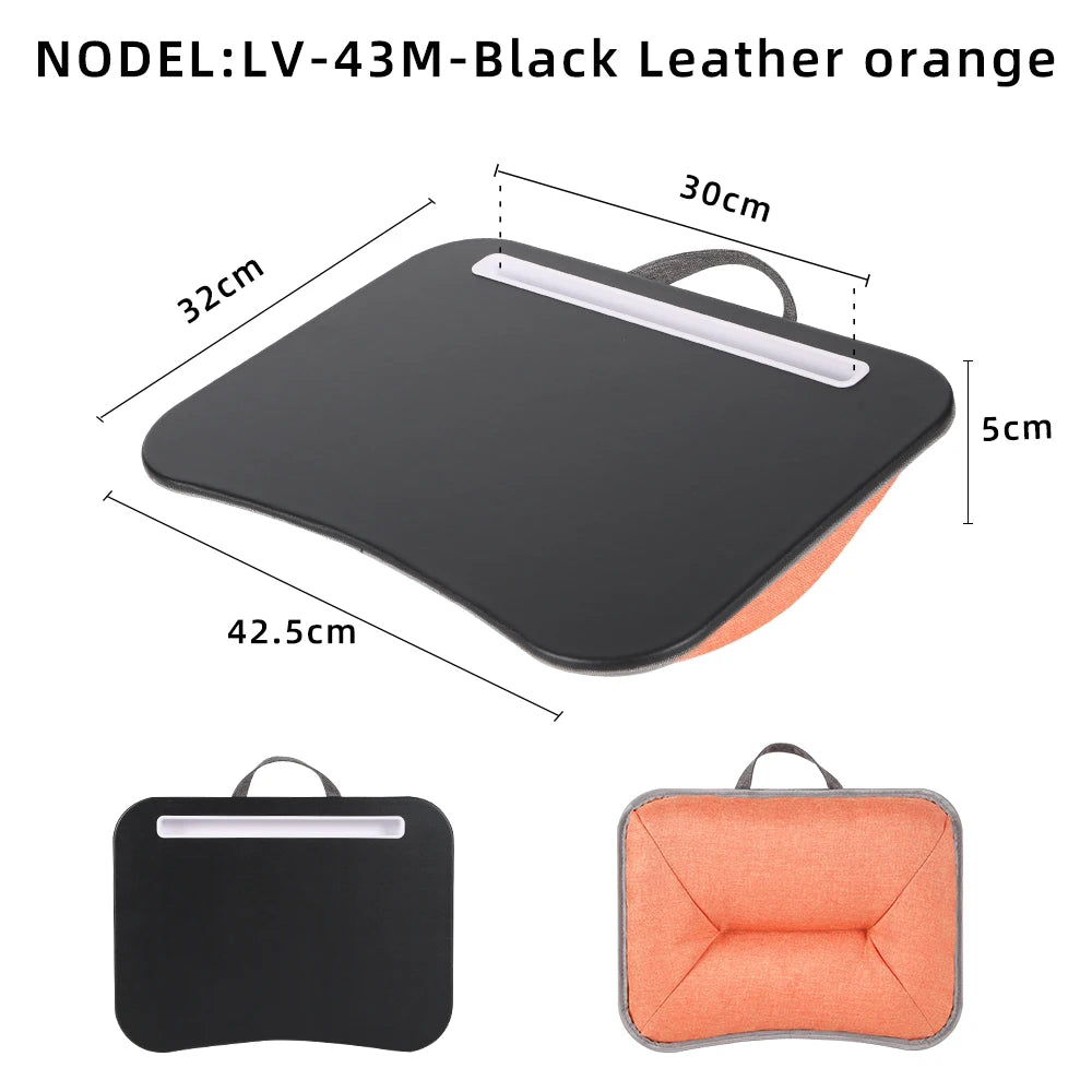 Bureau Laptop Coussin MUMUCC – Table Portable Multifonction, Tapis Souris, Mousse, Plusieurs Coloris