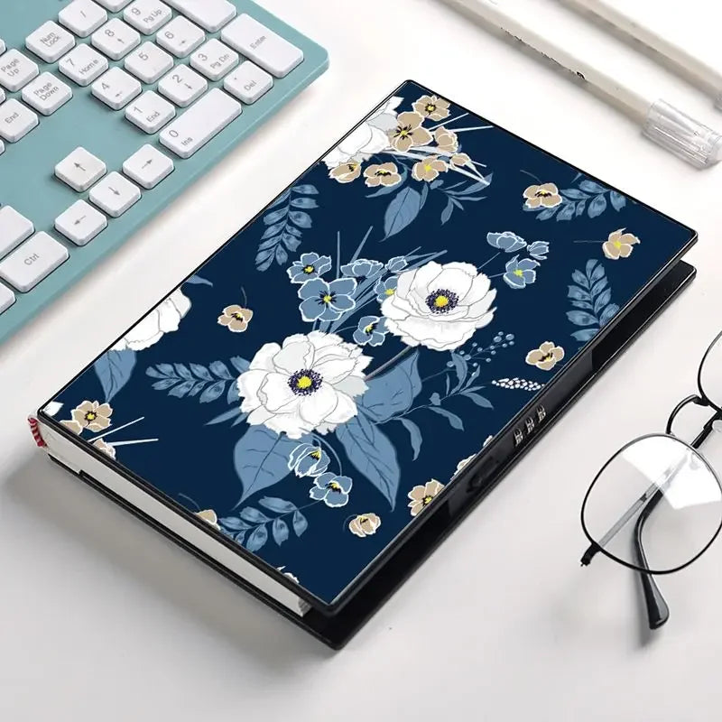 Journal Intime A5 à Serrure – 112 Pages, Couverture PU Souple – 16 Modèles