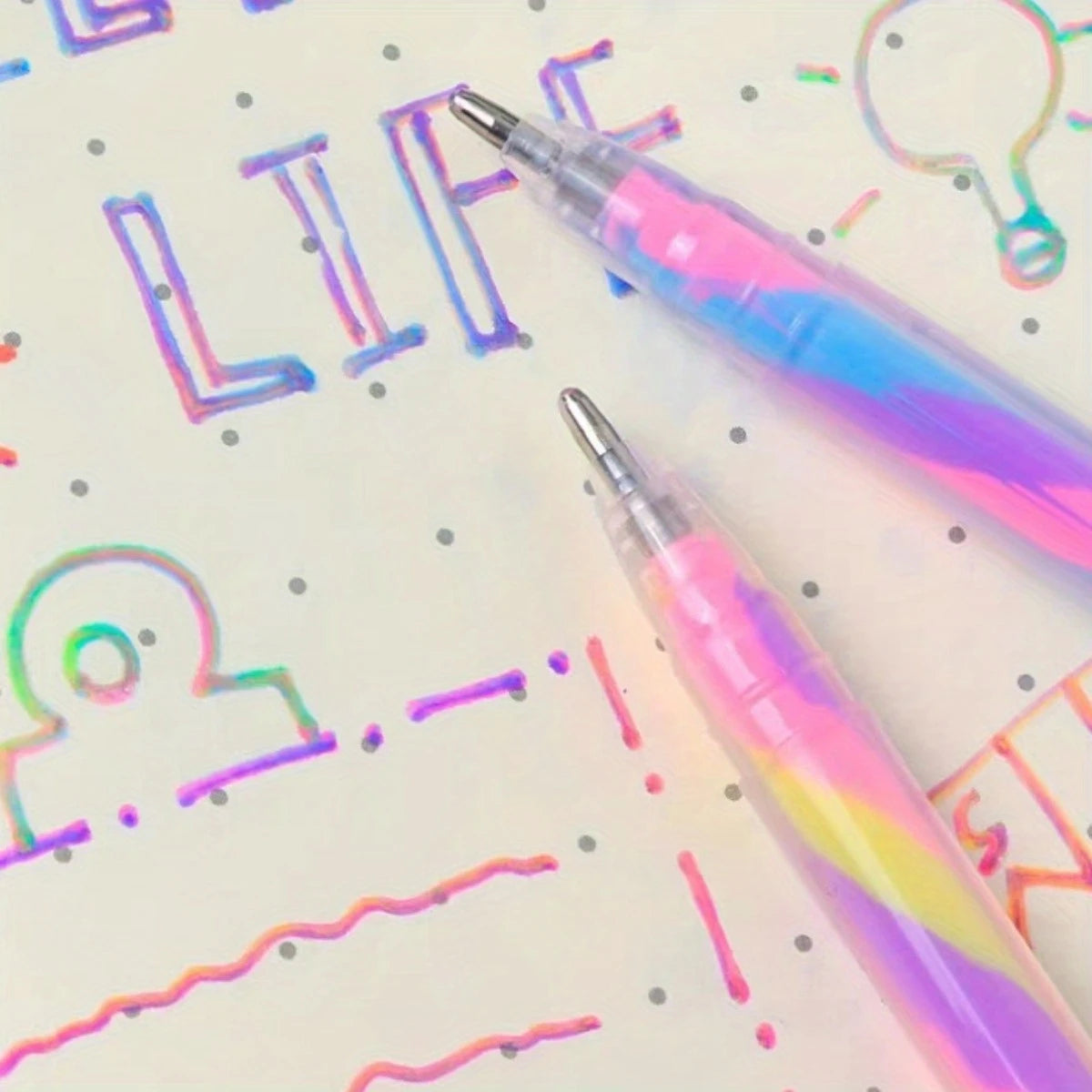 Set 8 Surligneurs Gel Paillетés – Pointe Fine 1,2 mm – Journal Créatif & DIY – 3 Assortiments