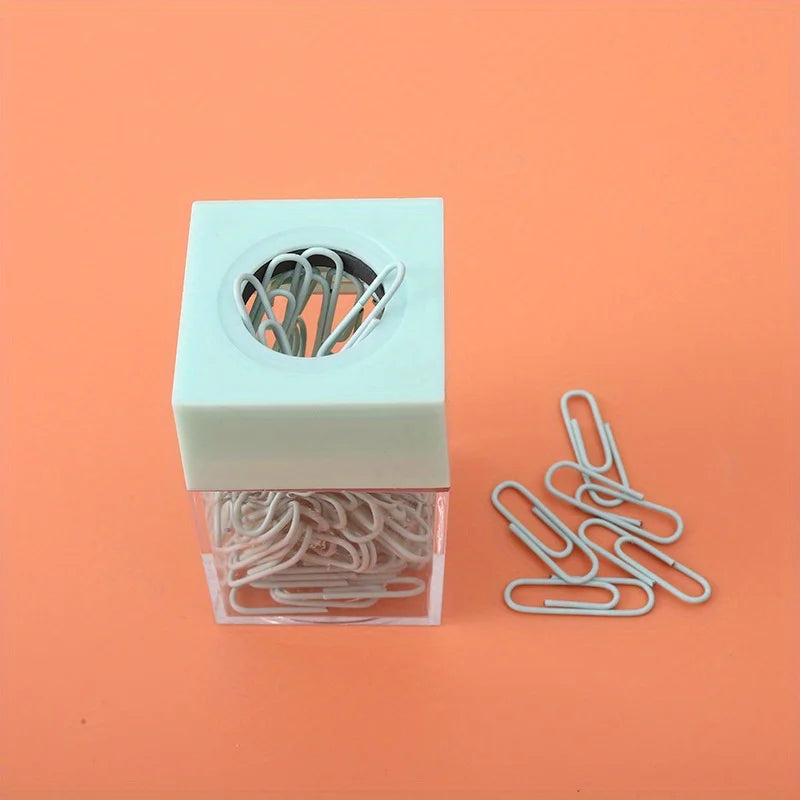 Porte-Trombones Magnétique avec 18 Trombones – Organiseur Bureau – 5 Coloris