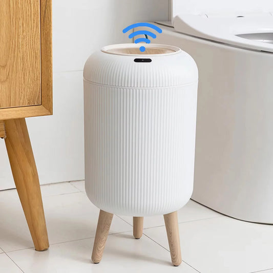 Poubelle Automatique 10L avec Capteur Infrarouge – Ouverture Sans Contact, Bureau & Maison, 5 Coloris