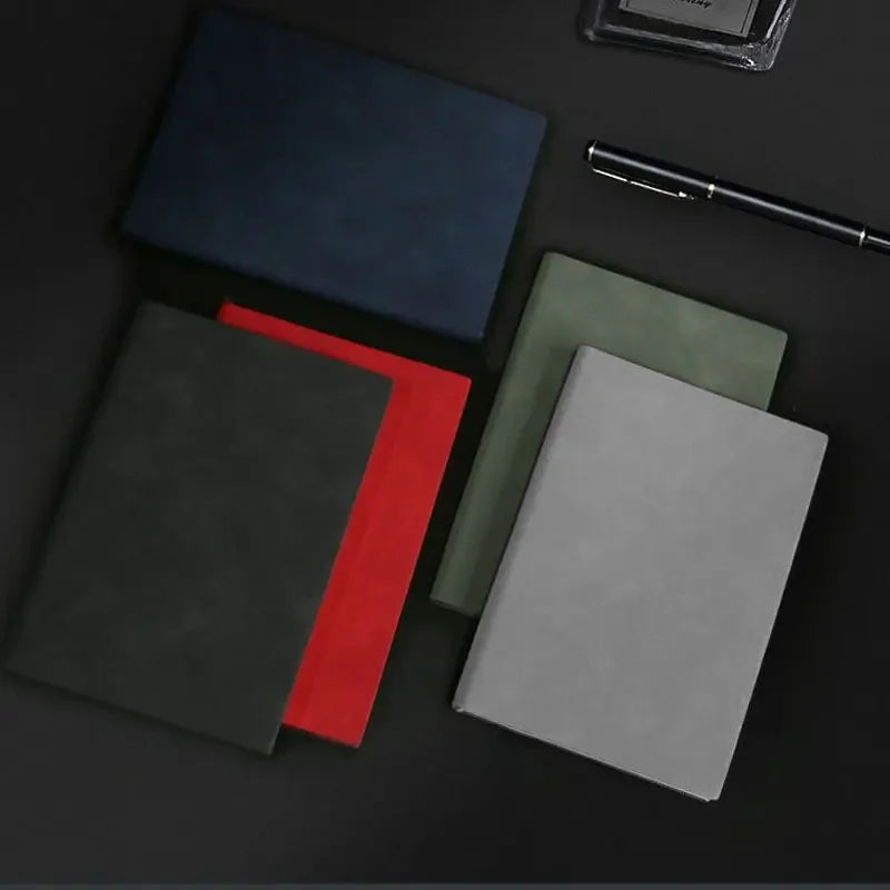Carnet en Cuir Souple Ligné – Format A5 ou A6, 160 ou 240 Pages – 10 Coloris