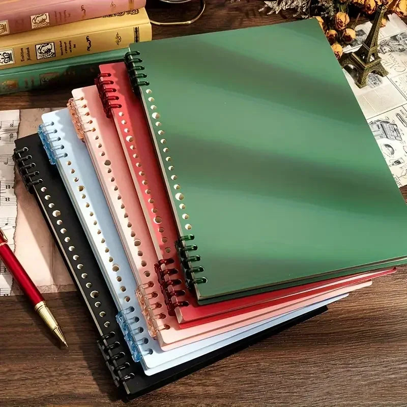 Cahier de Notation Musicale B5 – 60 Feuilles Mobiles Réutilisables – Papier Staff Double Face – 3 Coloris