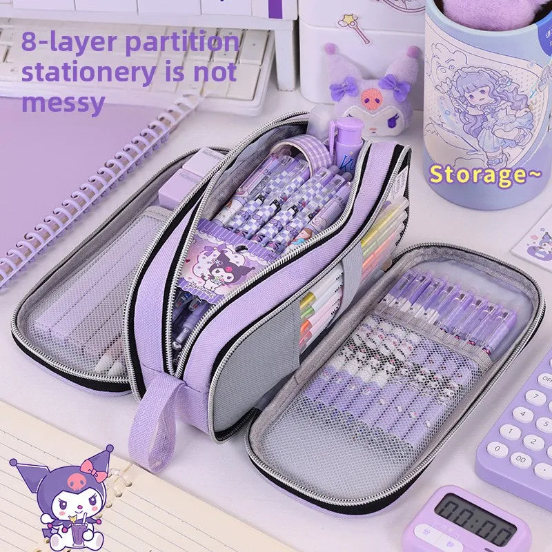 Trousse Scolaire Grande Capacité – Organisateur de Papeterie, 5 Coloris