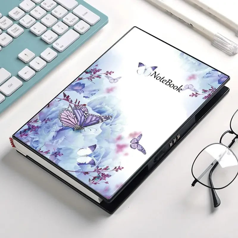Journal Intime A5 à Serrure – 112 Pages, Couverture PU Souple – 16 Modèles