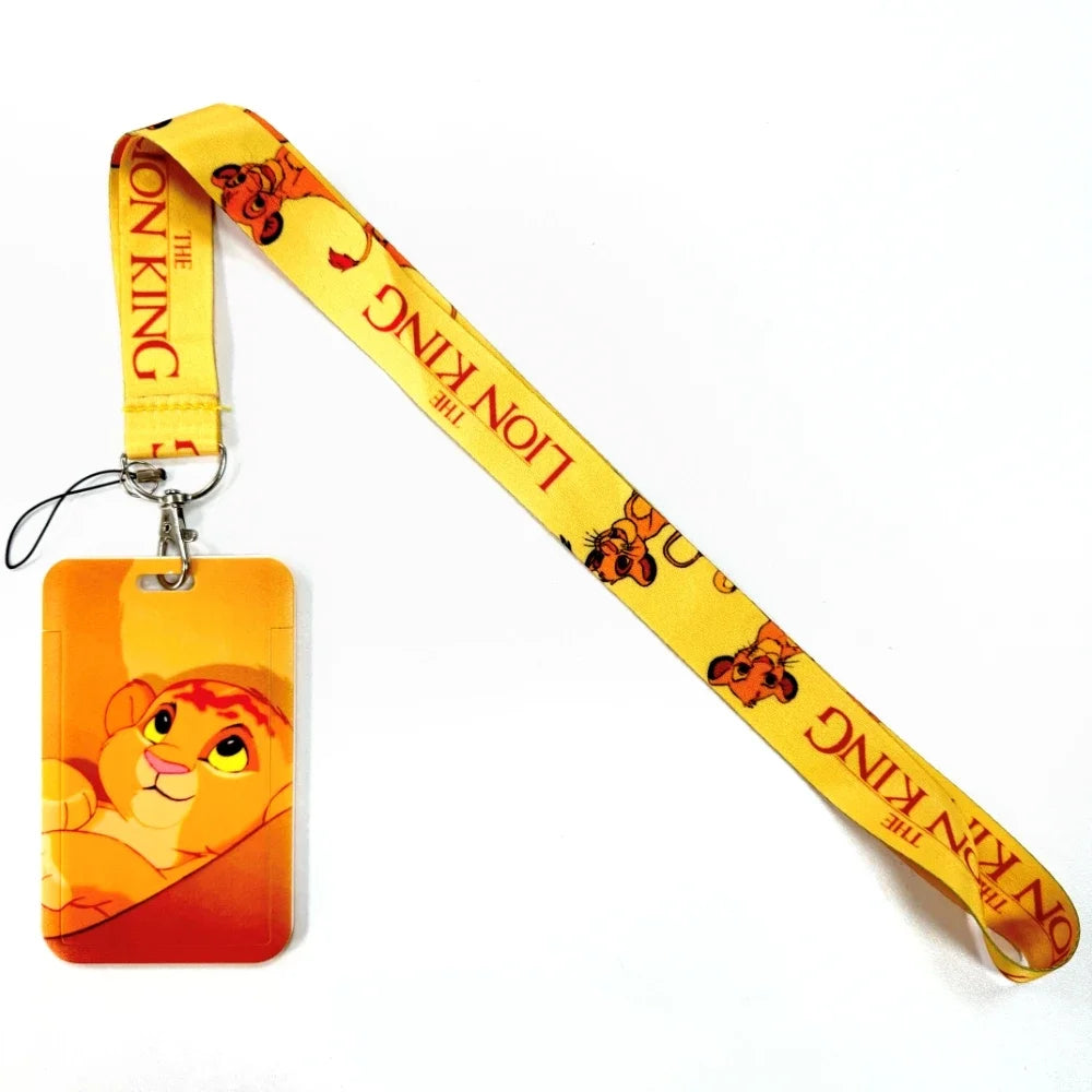 Cordon Tour de Cou Porte-Badge Disney – Mickey, Mulan, Winnie & Personnages – 20 Designs
