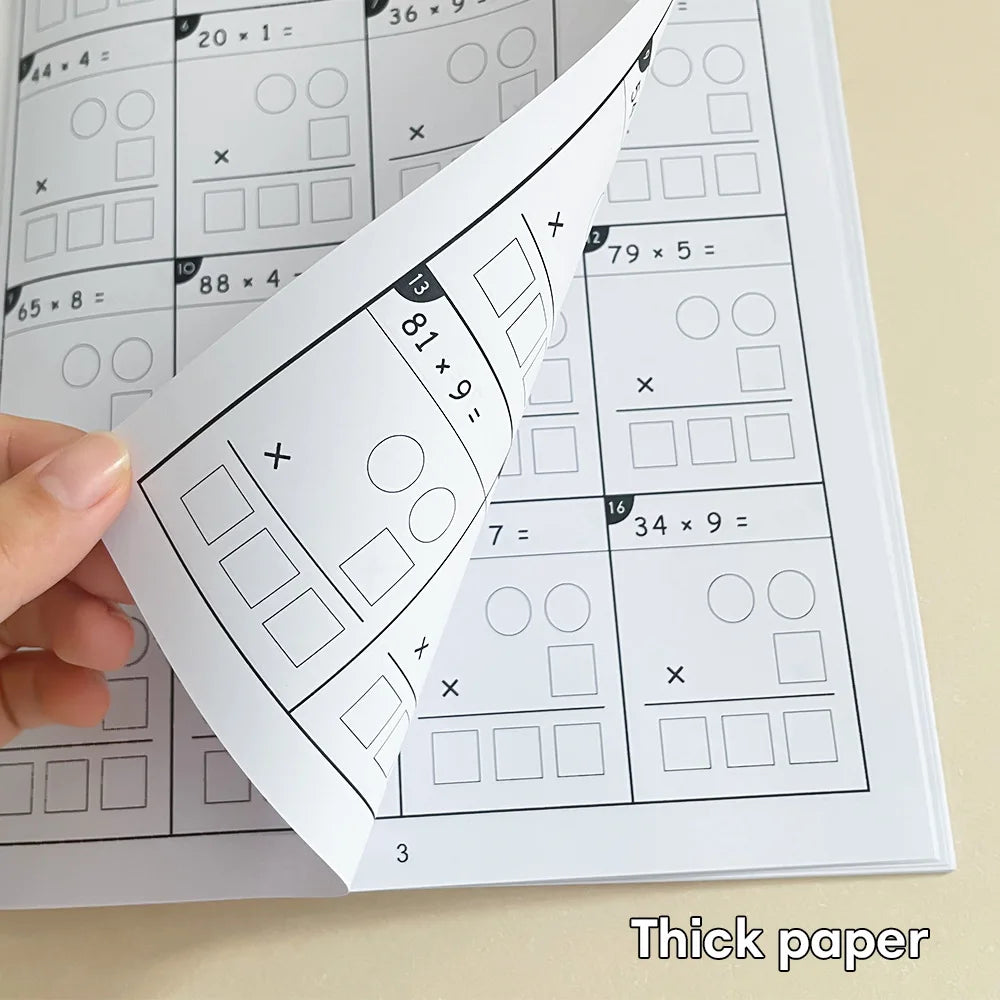 Cahier d’Entraînement Maths – Multiplication & Division, CM1 au CM2, Exercices Progressifs