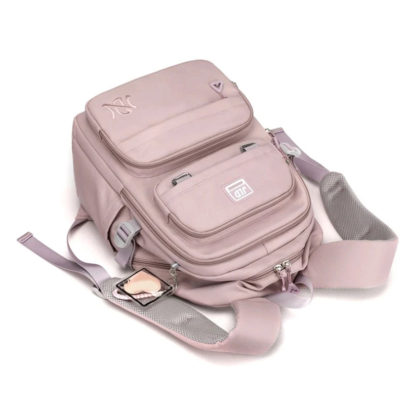 Sac à Dos Scolaire – Grande Capacité, Nylon Léger, Fille & Mixte