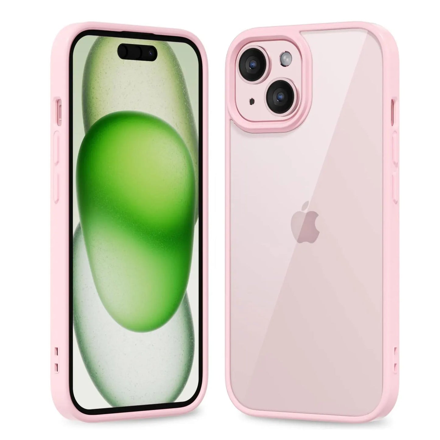 Coque Transparente Antichoc Colorée pour iPhone – Bumper Silicone, Compatible iPhone 11 à 16 Pro Max, 6 Couleurs
