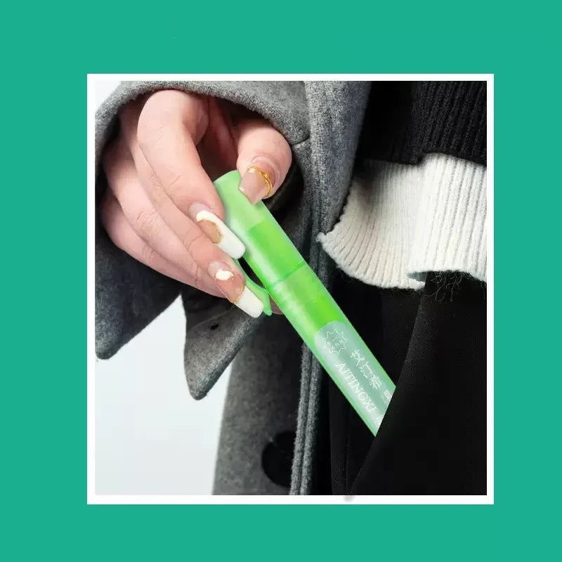 Stylo Spray Effaceur de Données Confidentielles – Protection Vie Privée, Papier Thermique, Portable