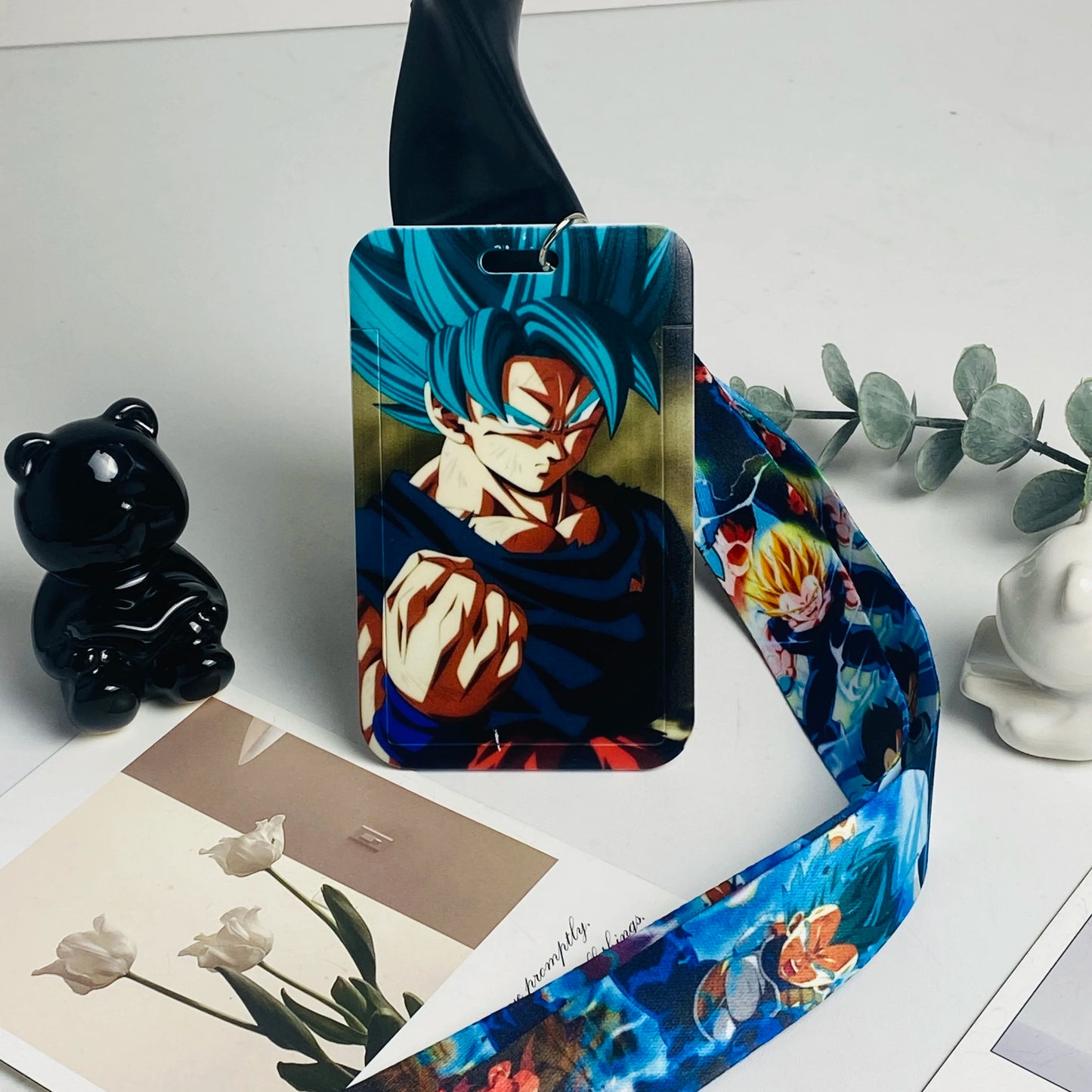 Cordon Tour de Cou Porte-Badge Dragon Ball Z – 18 Designs – Carte de Bus & Badge