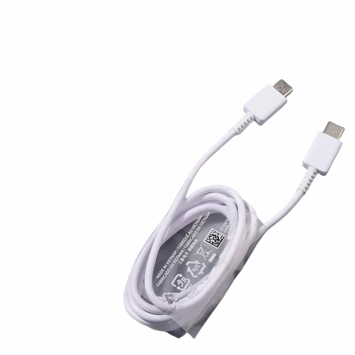 Chargeur Samsung Original 25W USB-C – Charge Super Rapide, Compatible Galaxy A & S Series, Noir & Blanc