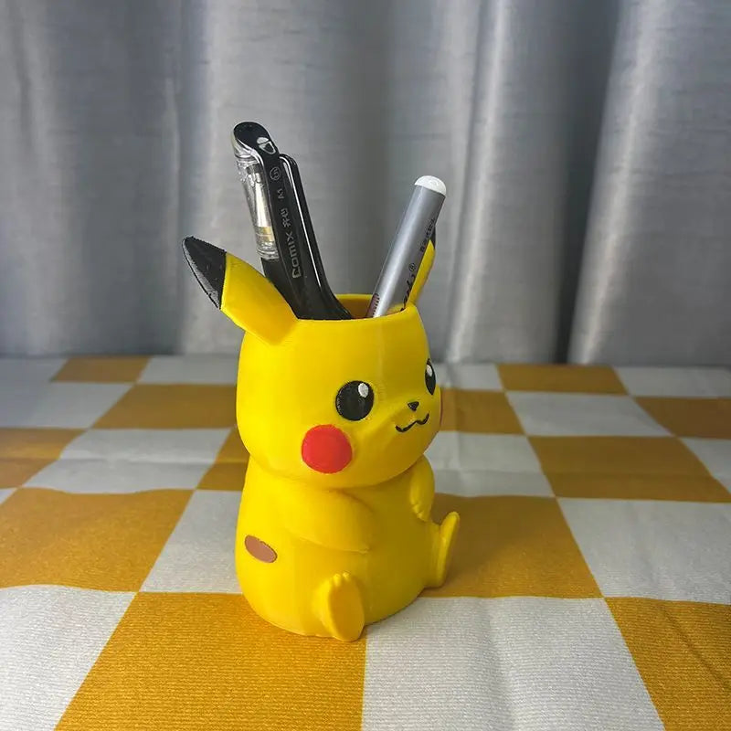 Porte-Crayons Pikachu Assis – Figurine Déco Bureau – Cadeau Pokémon
