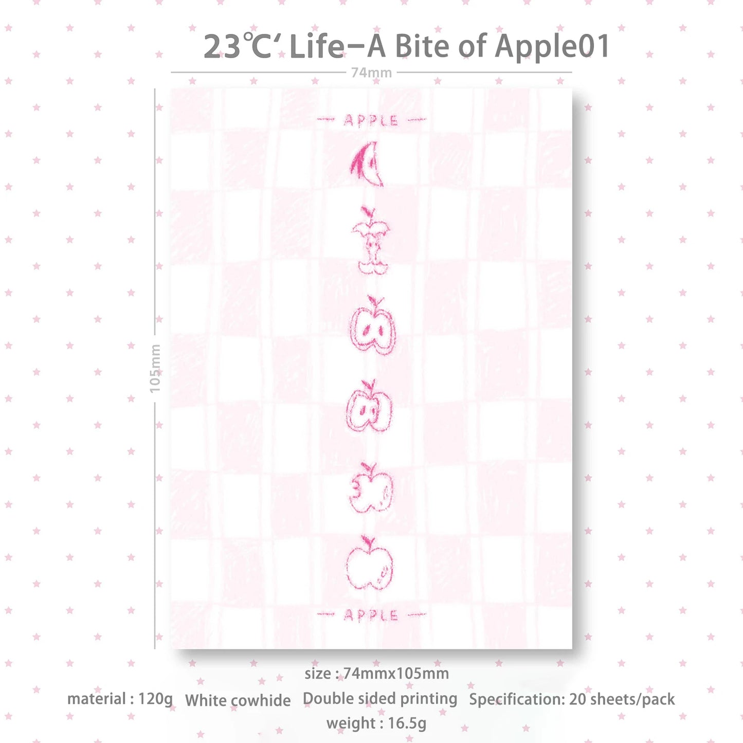 Papier à Lettres – Motifs Charmants Assortis pour Écriture Créative & Décoration, 10 Designs