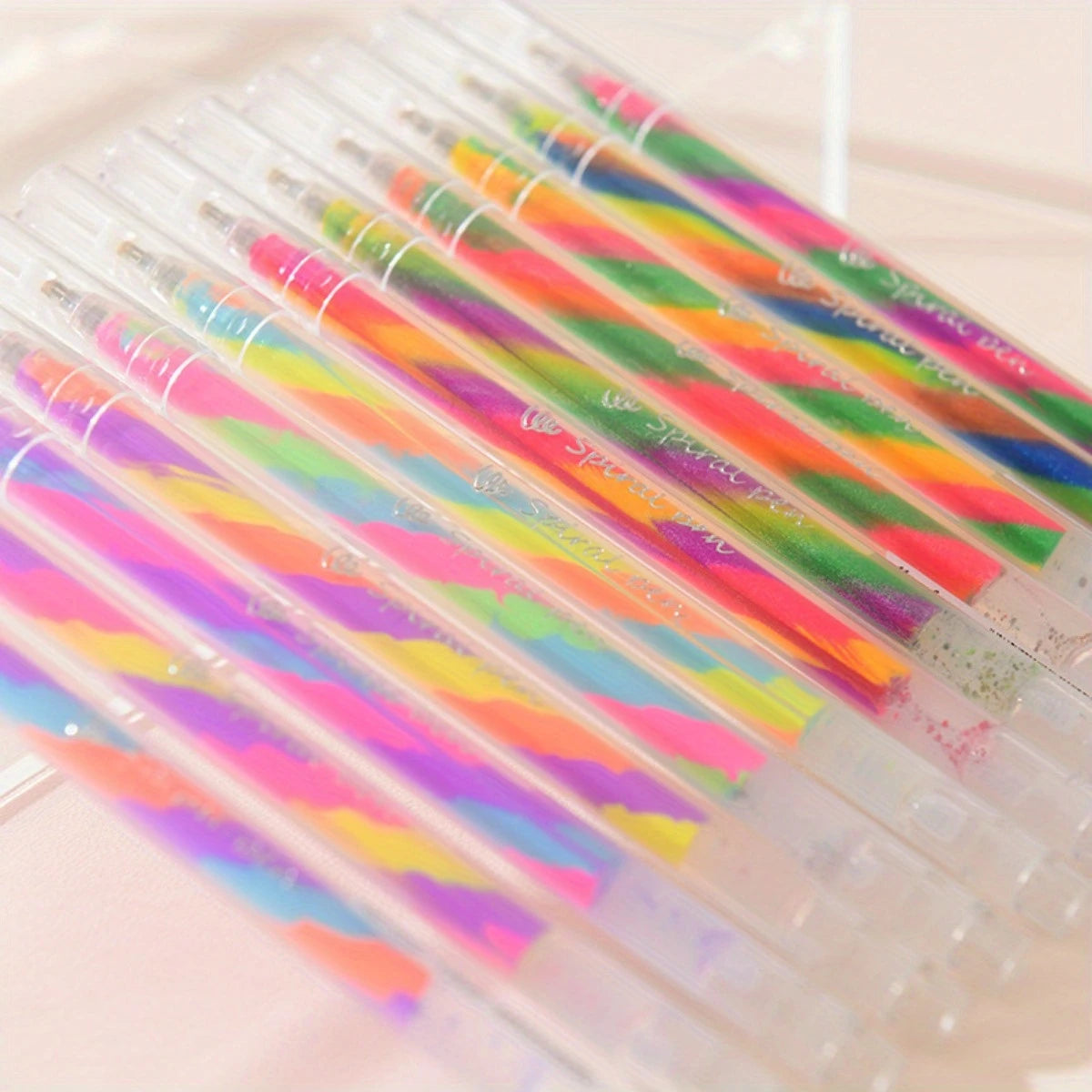 Set 8 Surligneurs Gel Paillетés – Pointe Fine 1,2 mm – Journal Créatif & DIY – 3 Assortiments