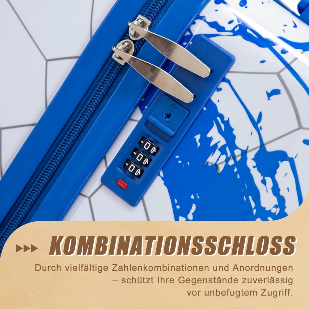 Valise à Roulettes LUVCHAIN – Serrure à Combinaison, ABS+PC, 20 ou 28 Pouces, 4 Coloris