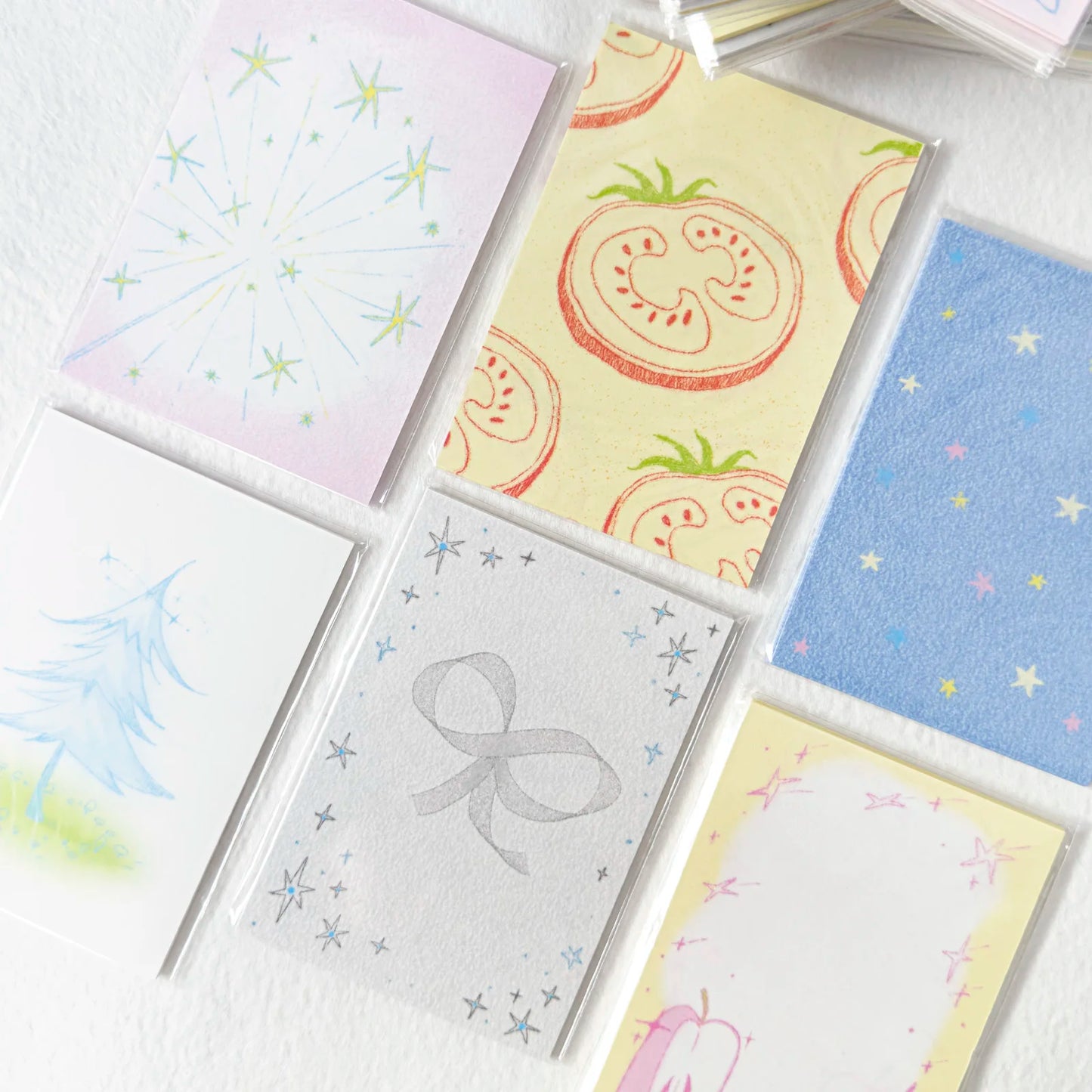 Papier à Lettres – Motifs Charmants Assortis pour Écriture Créative & Décoration, 10 Designs