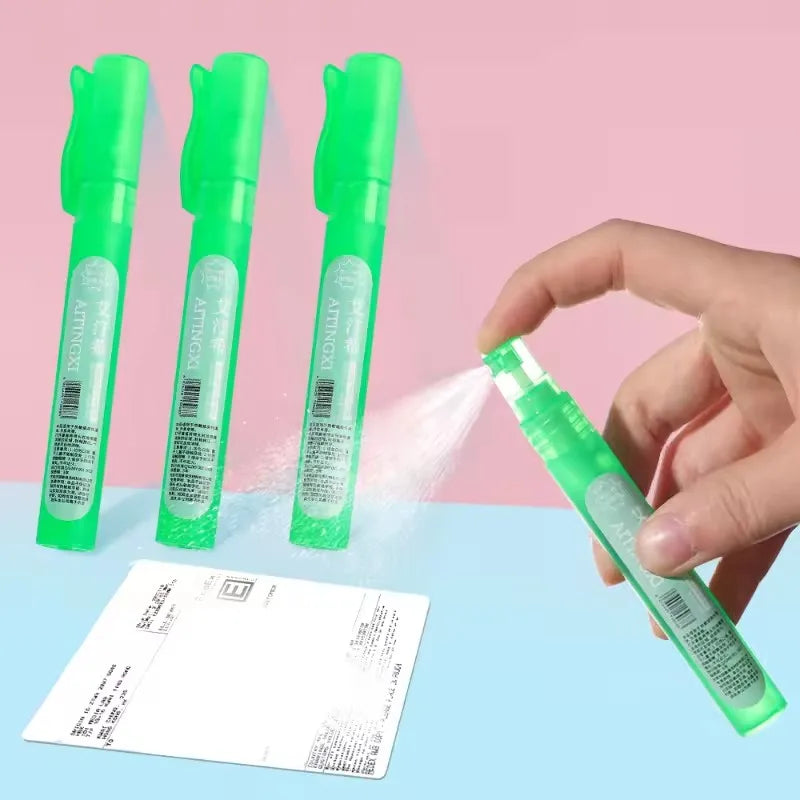 Stylo Spray Effaceur de Données Confidentielles – Protection Vie Privée, Papier Thermique, Portable