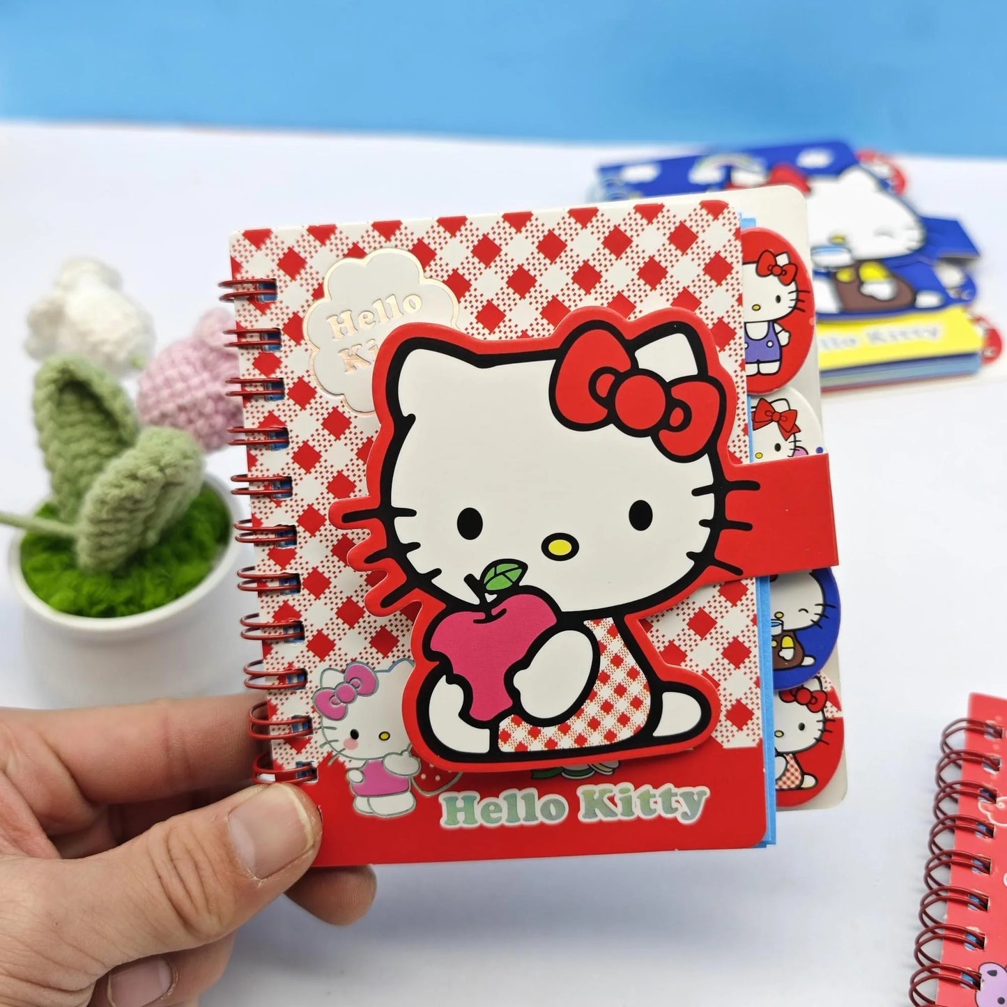 Mini Carnets A7 Hello Kitty – Spirale – Journal & Sketchbook – Set de 1 ou 4 – Sanrio