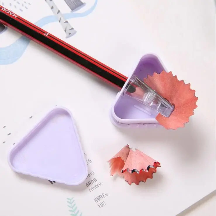 Taille-Crayon Cookie – Lot de 4, Couleurs Aléatoires