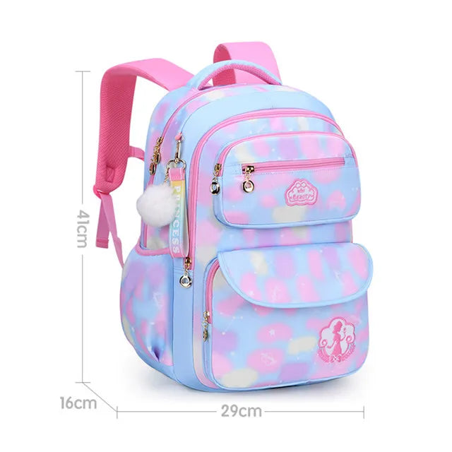 Sac à Dos Scolaire – Grande Capacité, Nylon Léger, Fille & Mixte