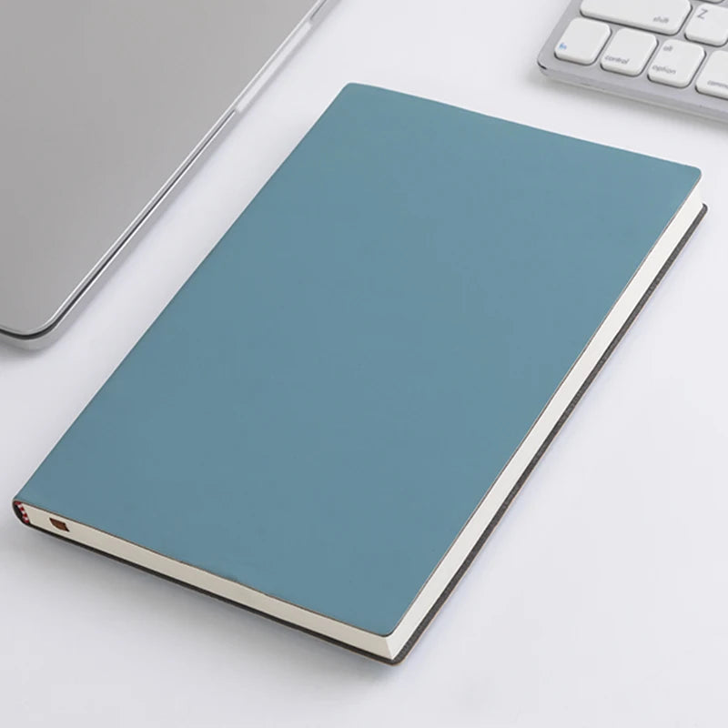 Carnet A5 en Cuir Souple – 120 Pages – Couverture Imperméable – Journal & Écriture – 4 Coloris