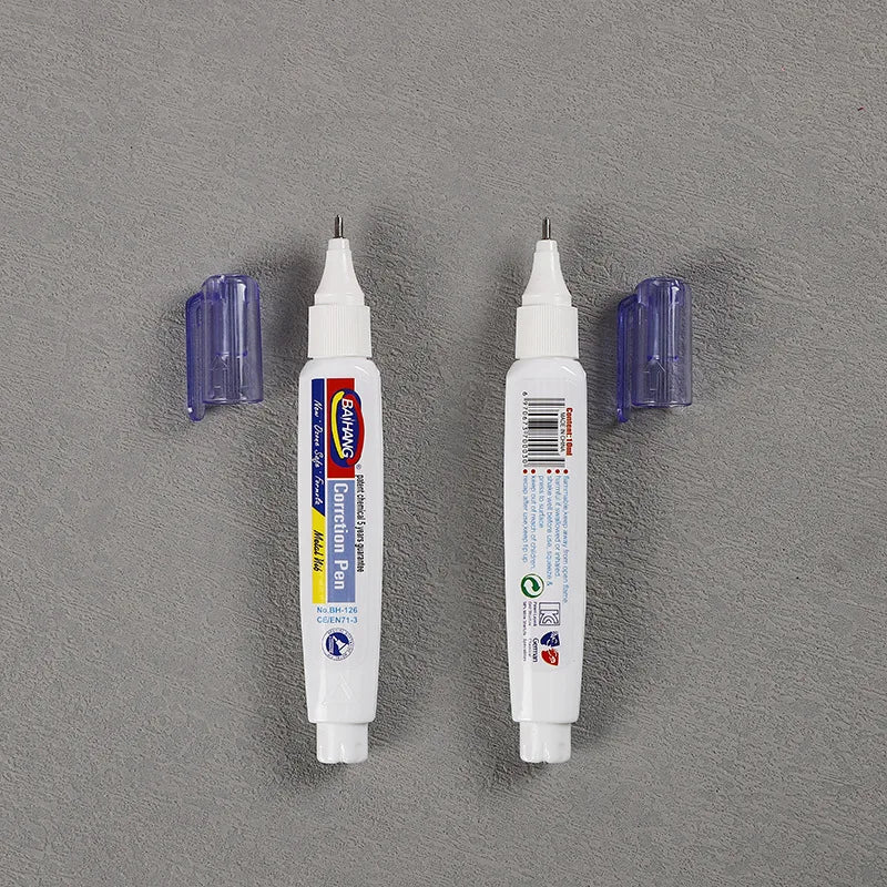Kit de 3 Stylos Correcteurs Liquides 10 ml – Séchage Rapide, Flux Fluide, École & Bureau
