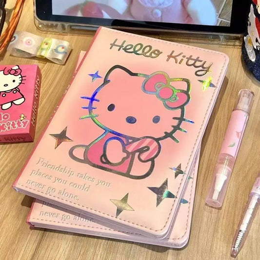 Cahier A6 Hello Kitty – Journal Étudiant Kawaii – Pages à Colorier – Papeterie Mignonne