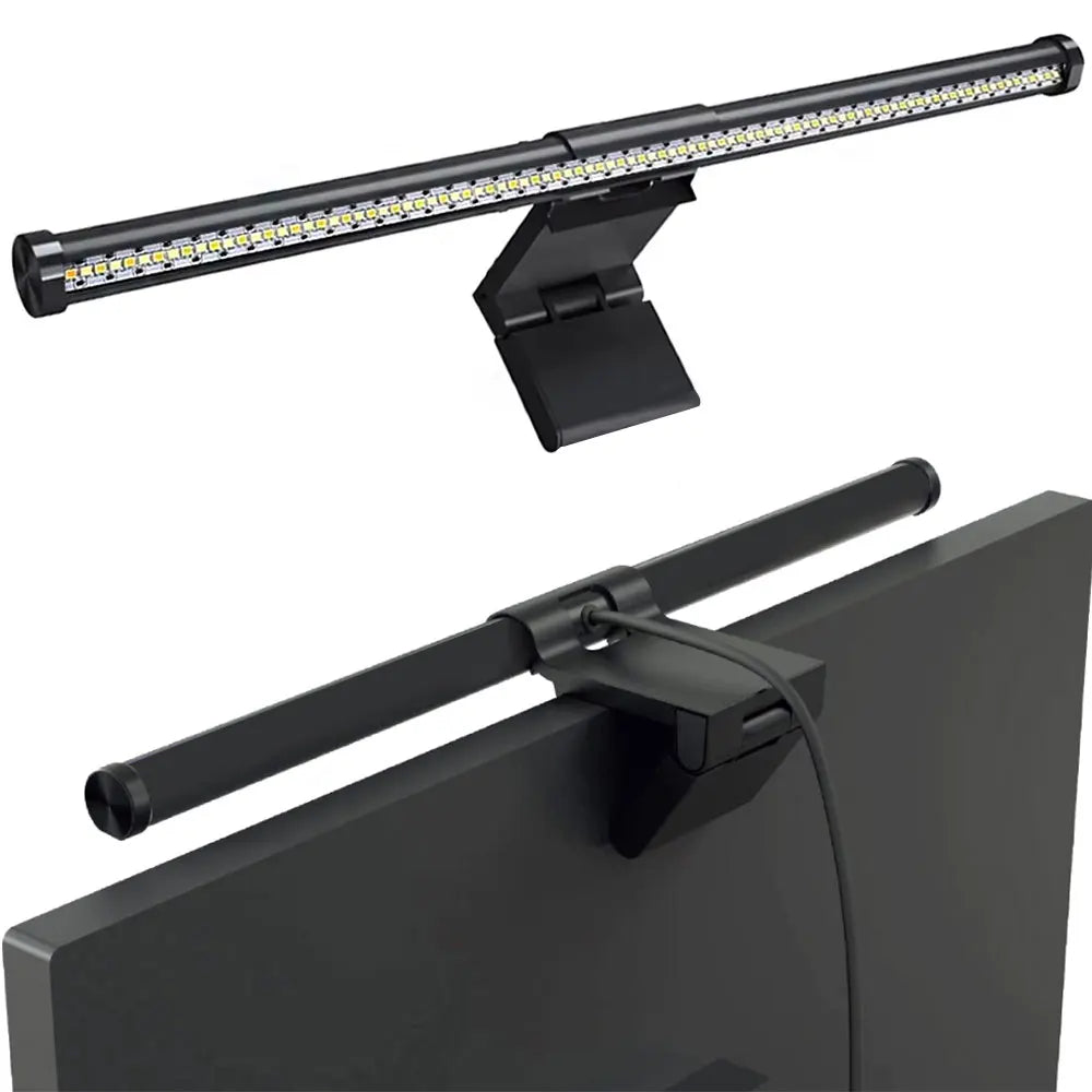Barre Lumineuse LED pour Moniteur – RGB Dimmable, Télécommande, Gaming