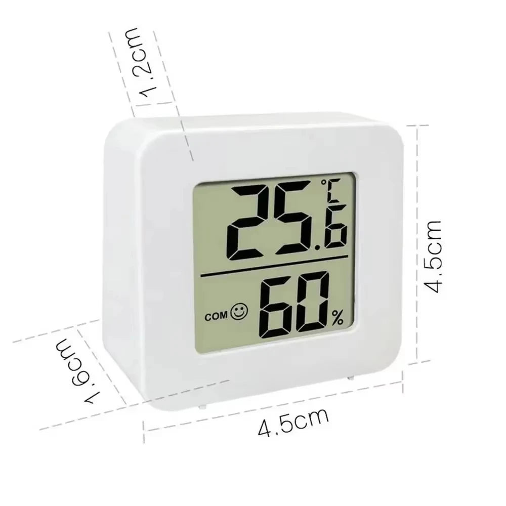 Thermomètre Hygromètre LED – Horloge Électronique, Température & Humidité, Alarme