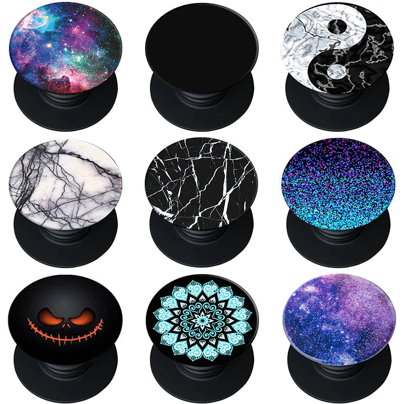 PopSocket Griptok Anneau Support Smartphone – Compatible iPhone & Huawei, Motifs