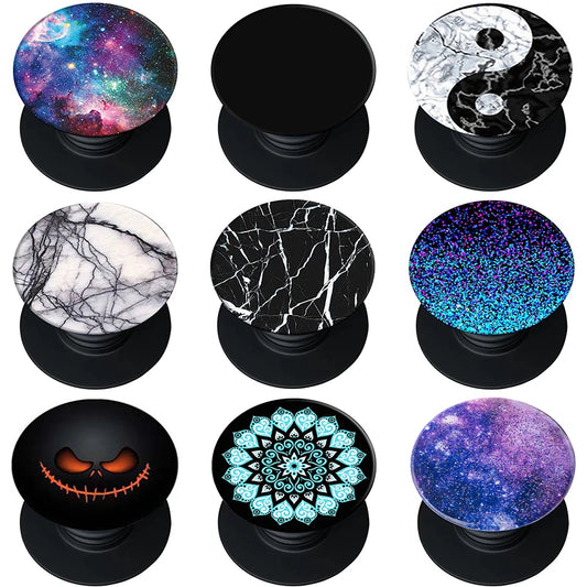 PopSocket Griptok Anneau Support Smartphone – Compatible iPhone & Huawei, Motifs