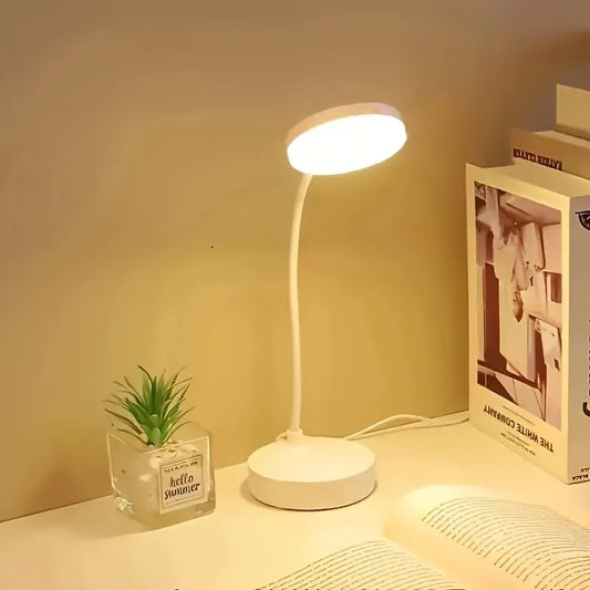 Lampe de Bureau LED Flexible Rechargeable – Col de Cygne, 3 Modes de Couleur