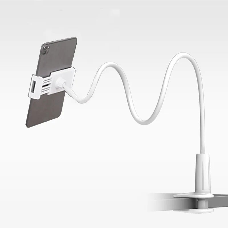 Support Téléphone & Tablette Flexible Bras Articulé – Bureau, Lit & Chevet, Compatible iPad & Smartphone
