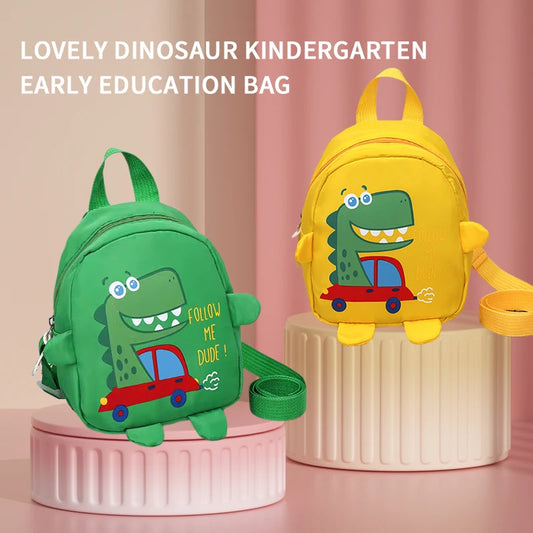 Mini Sac à Dos Dinosaure – Enfant, Anti-Perte, Idéal Maternelle