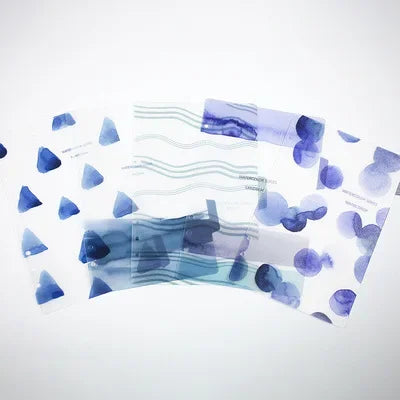 Intercalaires Aquarelle A5/A6 – 6 Trous, Séparateurs Feuilles Mobiles, 23 Motifs