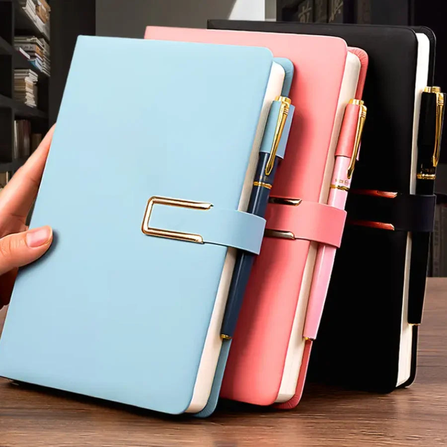 Carnet A5 Cuir Souple Rétro – 200 ou 360 Pages – Agenda Étudiants & Bureau – 7 Coloris