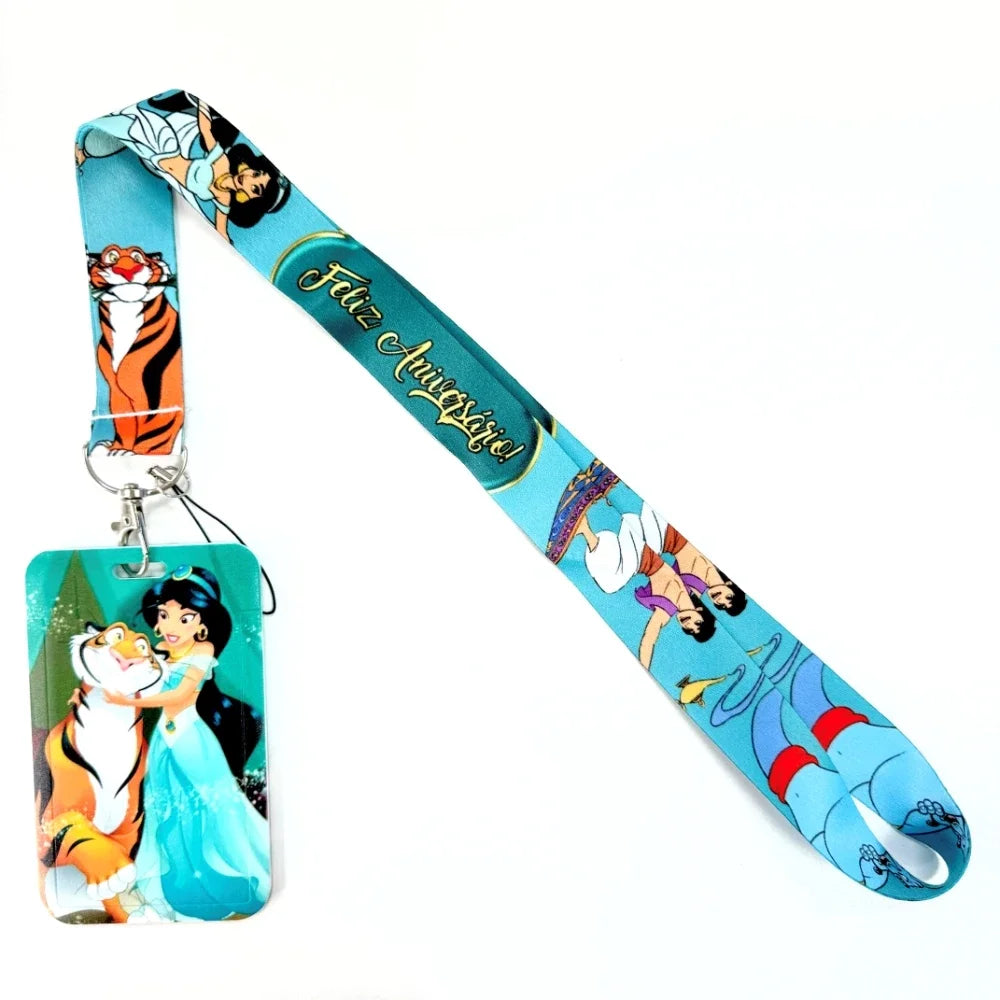 Cordon Tour de Cou Porte-Badge Disney – Mickey, Mulan, Winnie & Personnages – 20 Designs