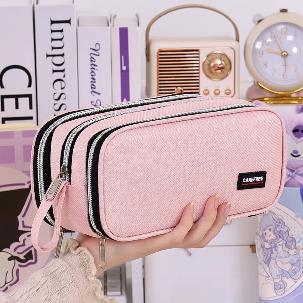 Trousse Scolaire Grande Capacité – Organisateur de Papeterie, 5 Coloris