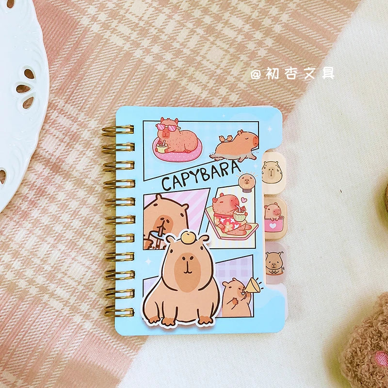 Bloc-notes Kawaii Capybara – Mémo Pad Esthétique, Papier Brouillon, Journal & Agenda