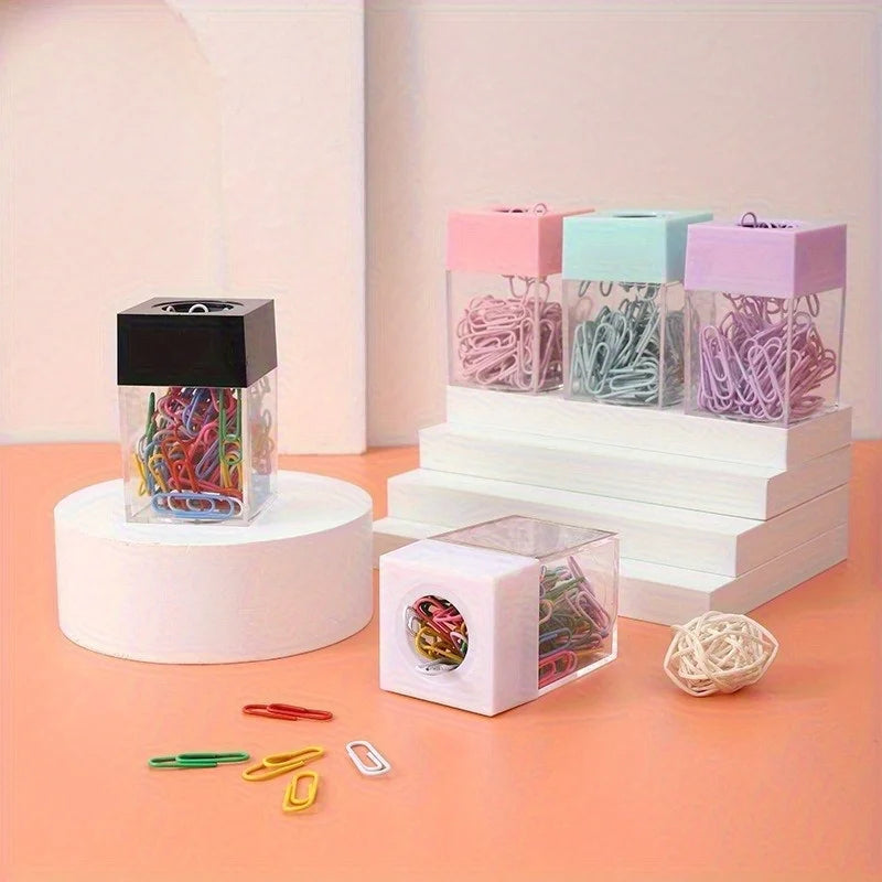 Porte-Trombones Magnétique avec 18 Trombones – Organiseur Bureau – 5 Coloris