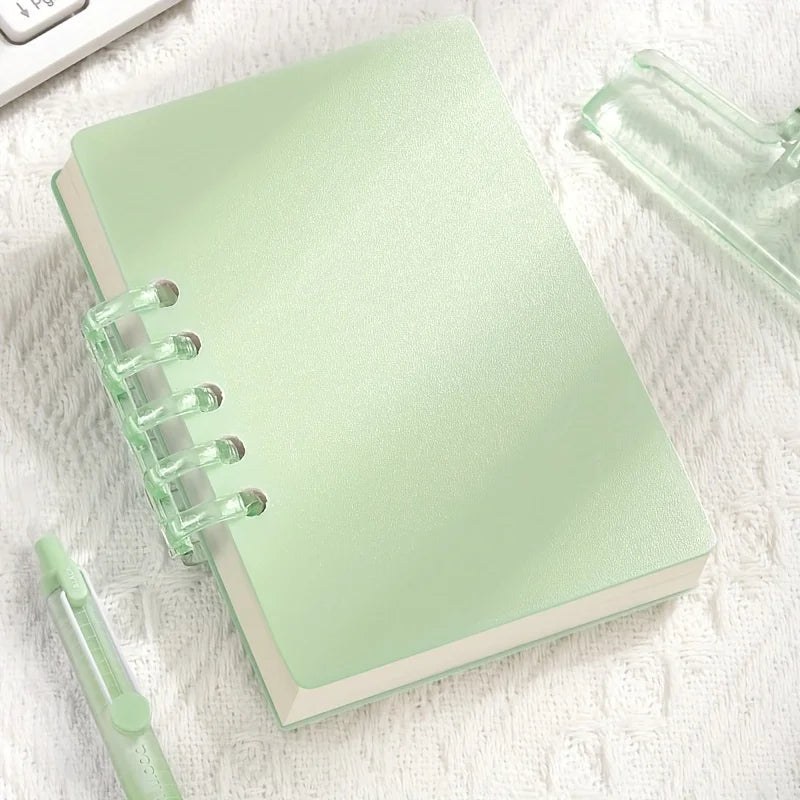 Bloc-Notes Pocket A7 à Feuilles Volantes – 80 Feuilles, Style Rétro Arc-en-Ciel – 6 Couleurs