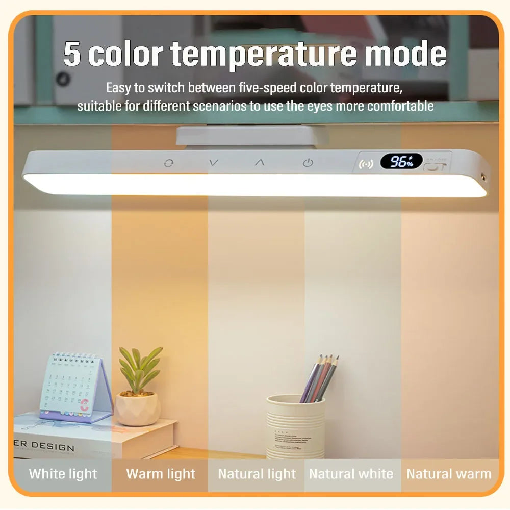 Barre Lumineuse LED Magnétique Rechargeable – Tactile, Affichage Batterie