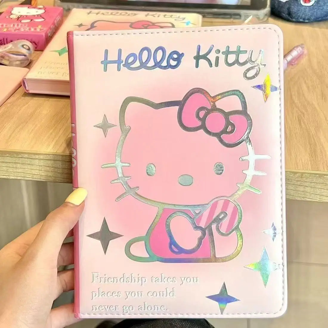 Cahier A6 Hello Kitty – Journal Étudiant Kawaii – Pages à Colorier – Papeterie Mignonne