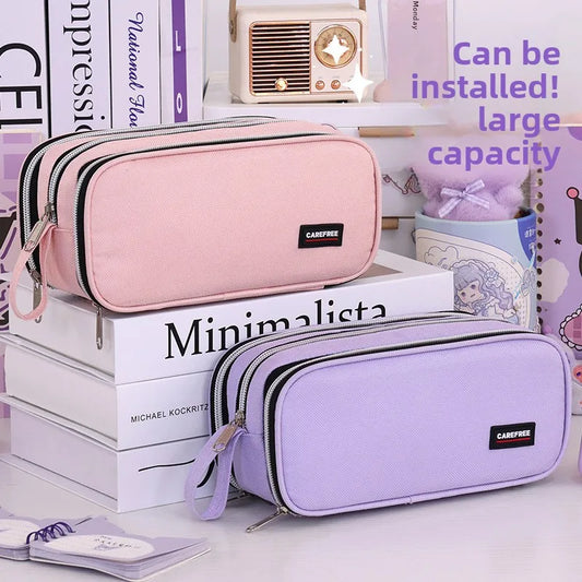 Trousse Scolaire Grande Capacité – Organisateur de Papeterie, 5 Coloris